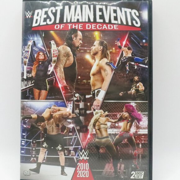 Best Main Events of The Decade WWE 2010-2020 DVD Double Disc - Picture 1 of 7